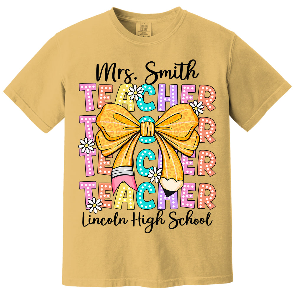 Teacher Back To School Shirt -  Personalized Gift for Teachers Do98