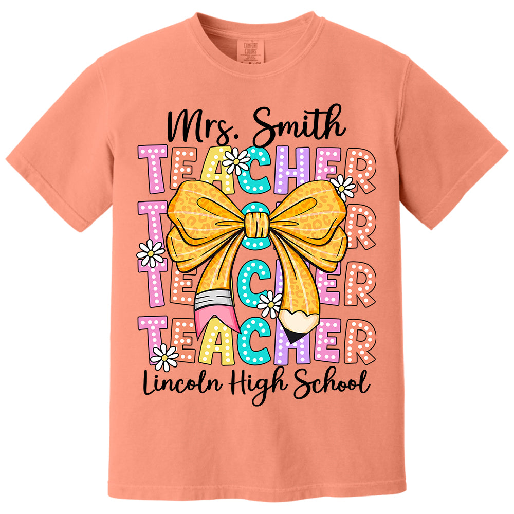 Teacher Back To School Shirt -  Personalized Gift for Teachers Do98
