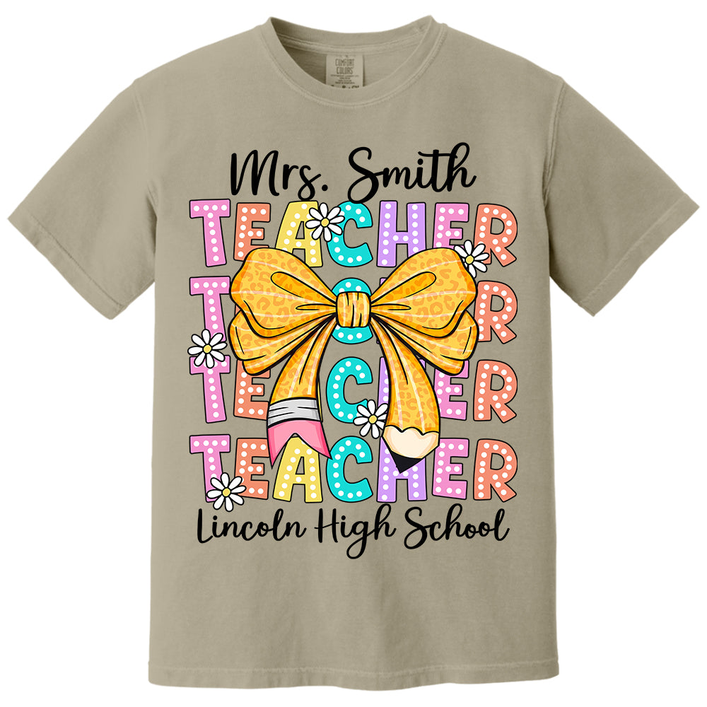 Teacher Back To School Shirt -  Personalized Gift for Teachers Do98