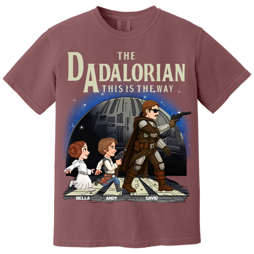 The Dadalorian This Is The Way, Personalized Shirt For Dad T1807 Hv01