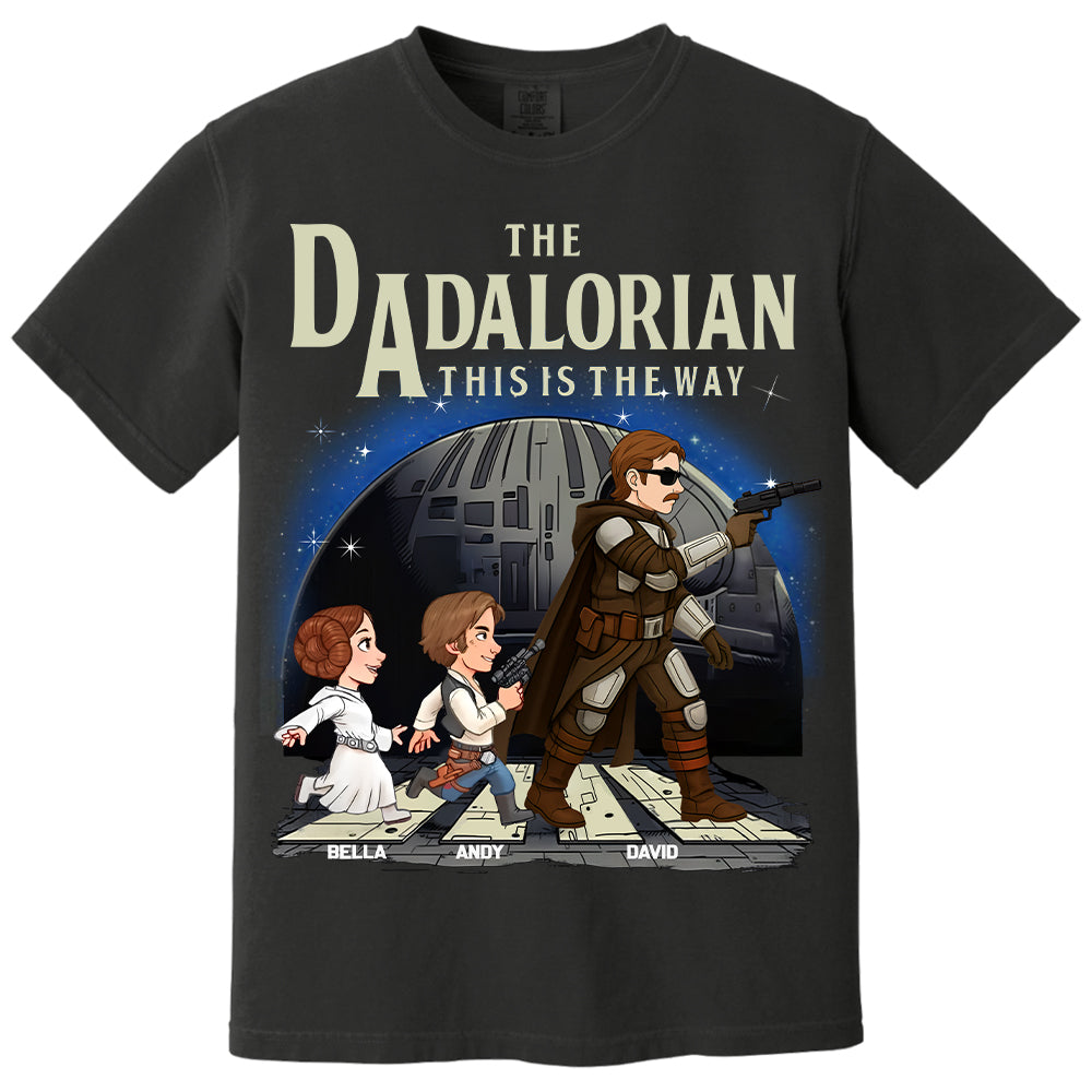 The Dadalorian This Is The Way, Personalized Shirt For Dad T1807 Hv01