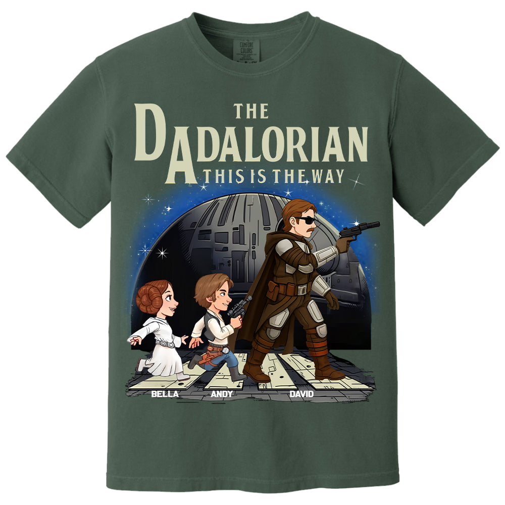 The Dadalorian This Is The Way, Personalized Shirt For Dad T1807 Hv01