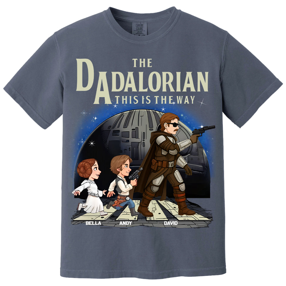 The Dadalorian This Is The Way, Personalized Shirt For Dad T1807 Hv01