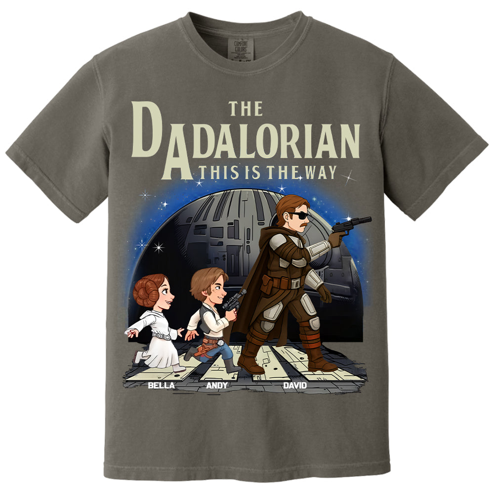 The Dadalorian This Is The Way, Personalized Shirt For Dad T1807 Hv01