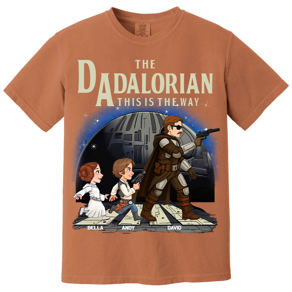 The Dadalorian This Is The Way, Personalized Shirt For Dad T1807 Hv01