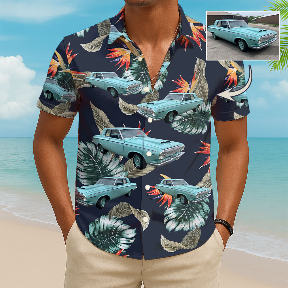 Custom Photo Car Pacific Legend Billy Butcher Hawaiian Shirt Tropical Island Pt99