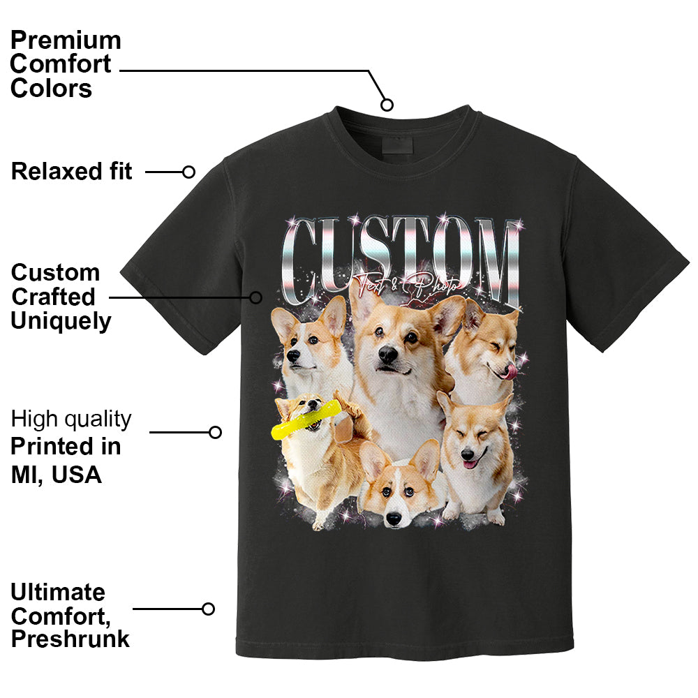 Custom Your Photo Bootleg Rap Shirt Custom Girlfriend Face Shirt for Boyfriend