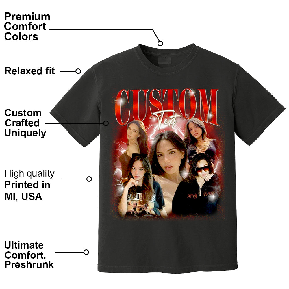 Custom Bootleg Rap Tee Custom T-Shirts with Picture
