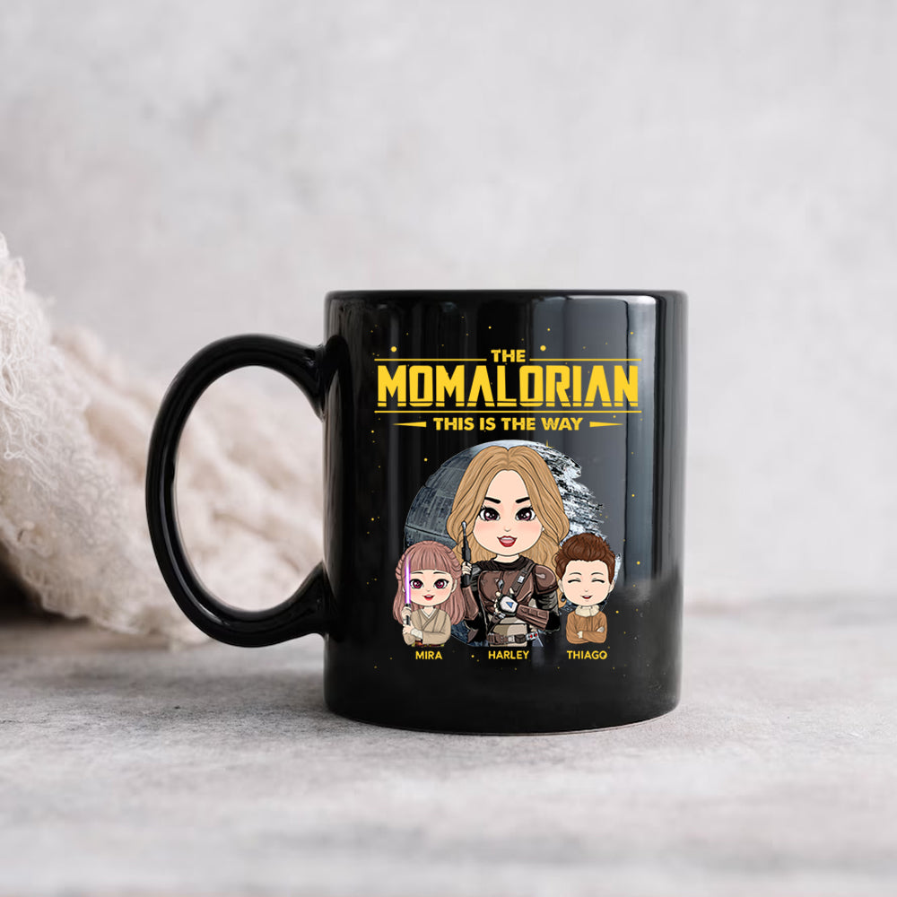The Momalorian - Personalized Mug Gift For Mom Grandma