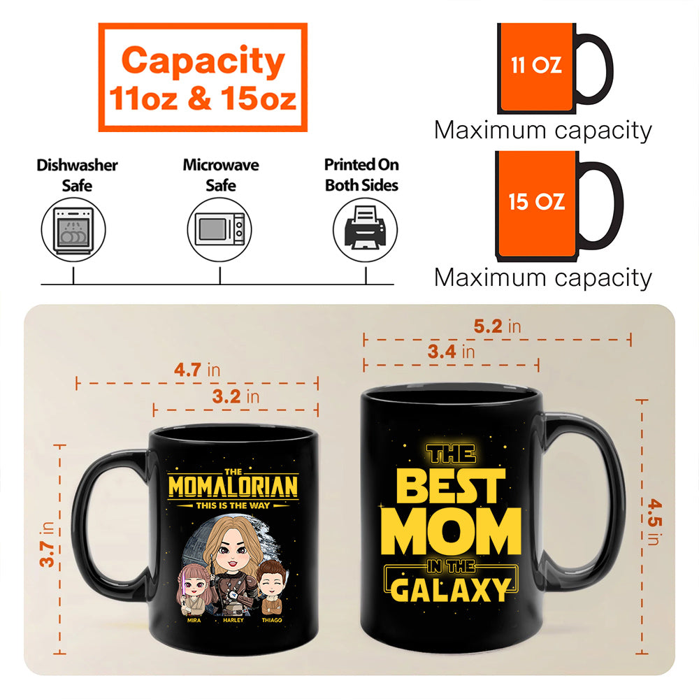 The Momalorian - Personalized Mug Gift For Mom Grandma