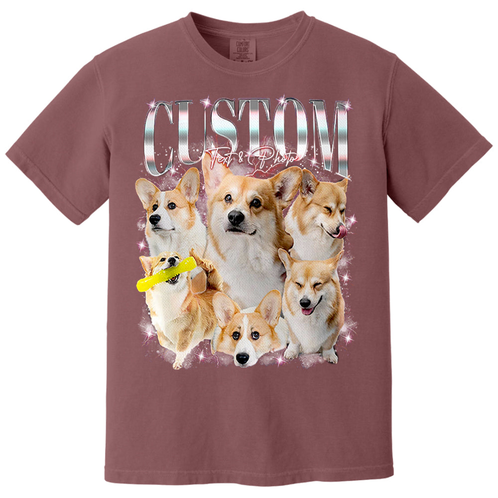 Custom Your Photo Bootleg Rap Shirt Custom Girlfriend Face Shirt for Boyfriend