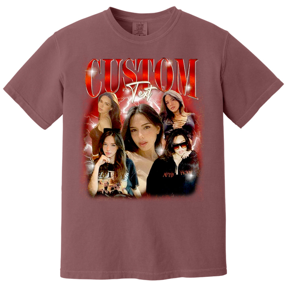 Custom Bootleg Rap Tee Custom T-Shirts with Picture