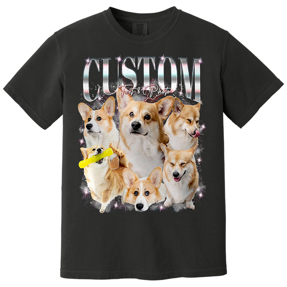 Custom Your Photo Bootleg Rap Shirt Custom Girlfriend Face Shirt for Boyfriend