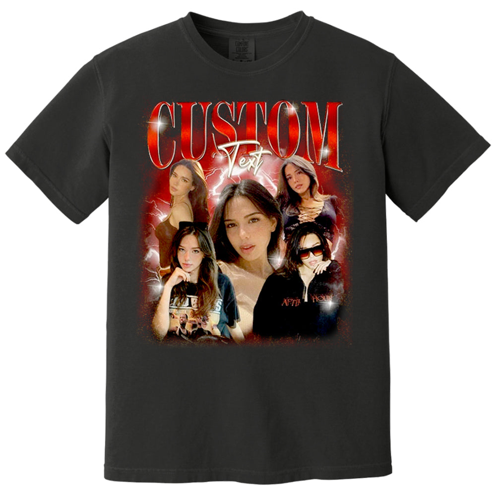 Custom Bootleg Rap Tee Custom T-Shirts with Picture