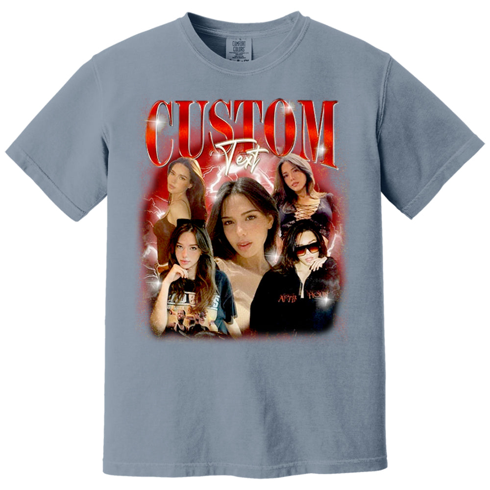 Custom Bootleg Rap Tee Custom T-Shirts with Picture