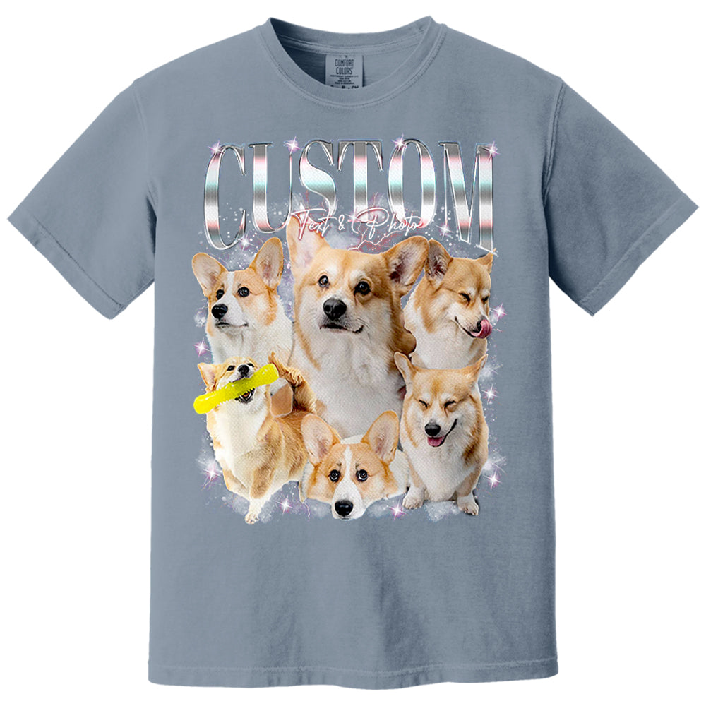 Custom Your Photo Bootleg Rap Shirt Custom Girlfriend Face Shirt for Boyfriend