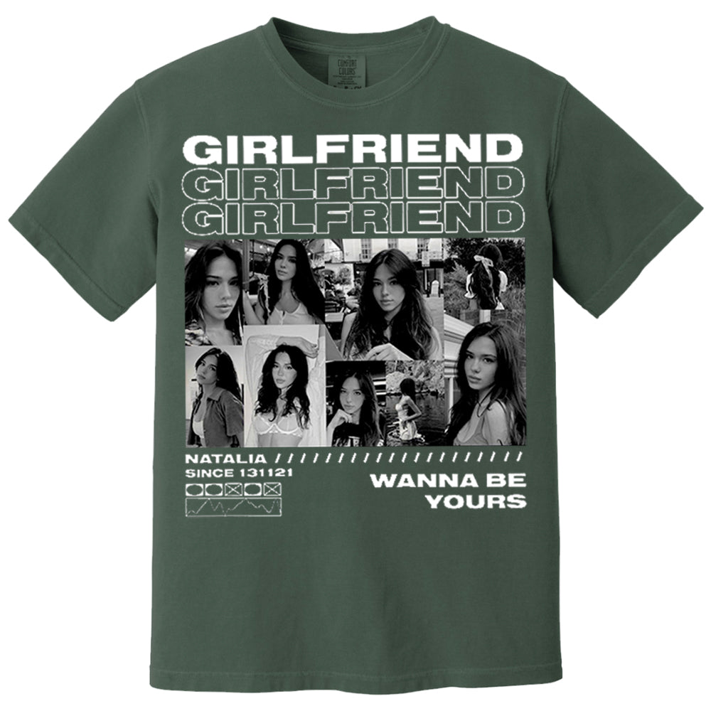 Custom Girlfriend T-Shirt with Face Photo Personalized Vintage Bootleg Rap Tee