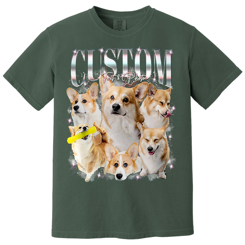 Custom Your Photo Bootleg Rap Shirt Custom Girlfriend Face Shirt for Boyfriend