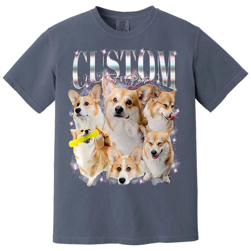 Custom Your Photo Bootleg Rap Shirt Custom Girlfriend Face Shirt for Boyfriend