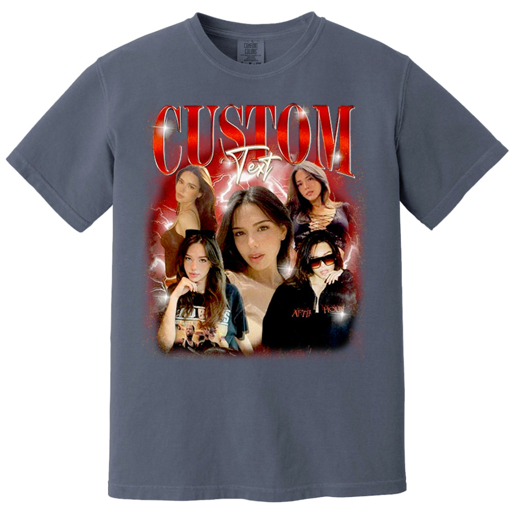 Custom Bootleg Rap Tee Custom T-Shirts with Picture