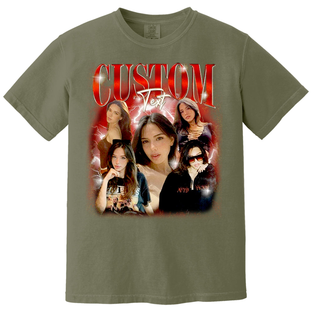 Custom Bootleg Rap Tee Custom T-Shirts with Picture
