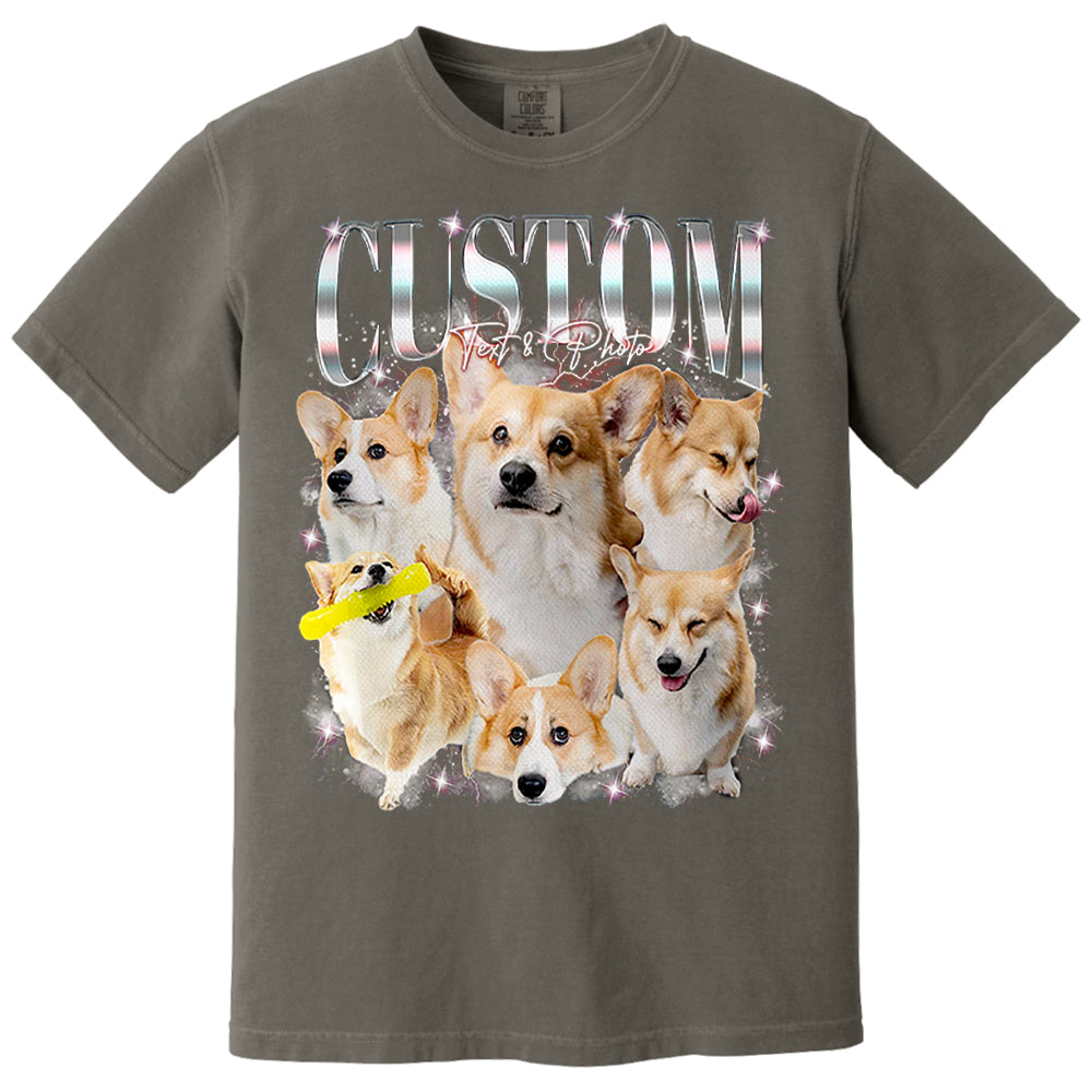 Custom Your Photo Bootleg Rap Shirt Custom Girlfriend Face Shirt for Boyfriend