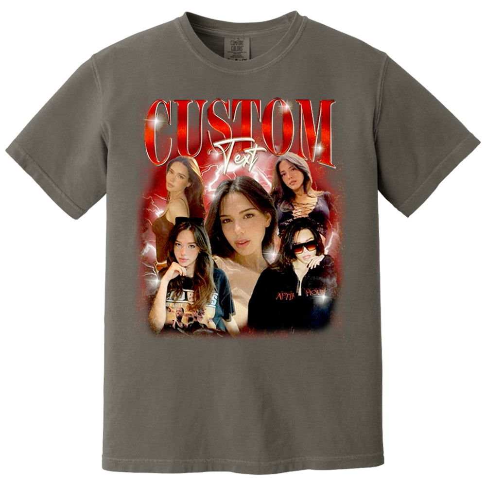 Custom Bootleg Rap Tee Custom T-Shirts with Picture