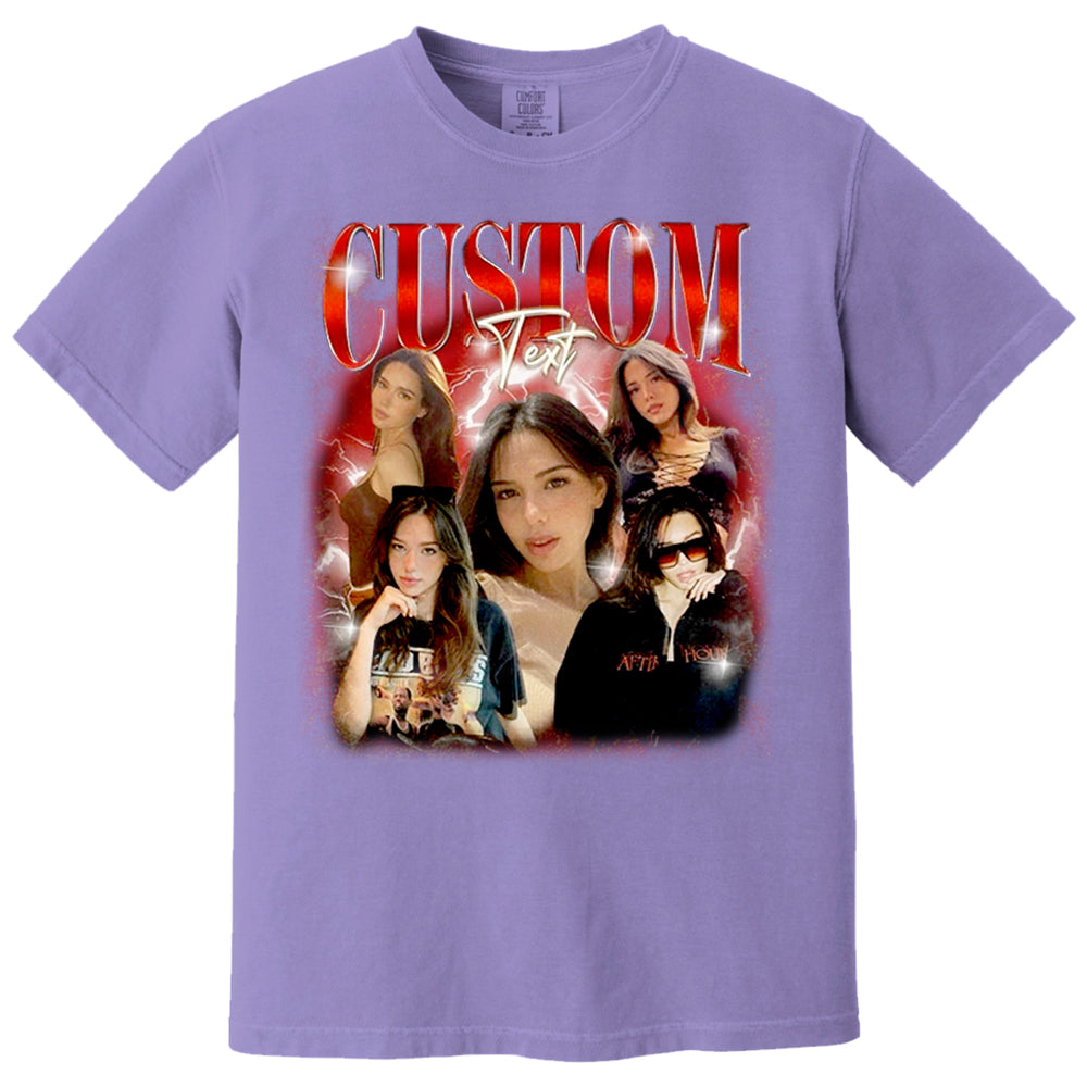 Custom Bootleg Rap Tee Custom T-Shirts with Picture