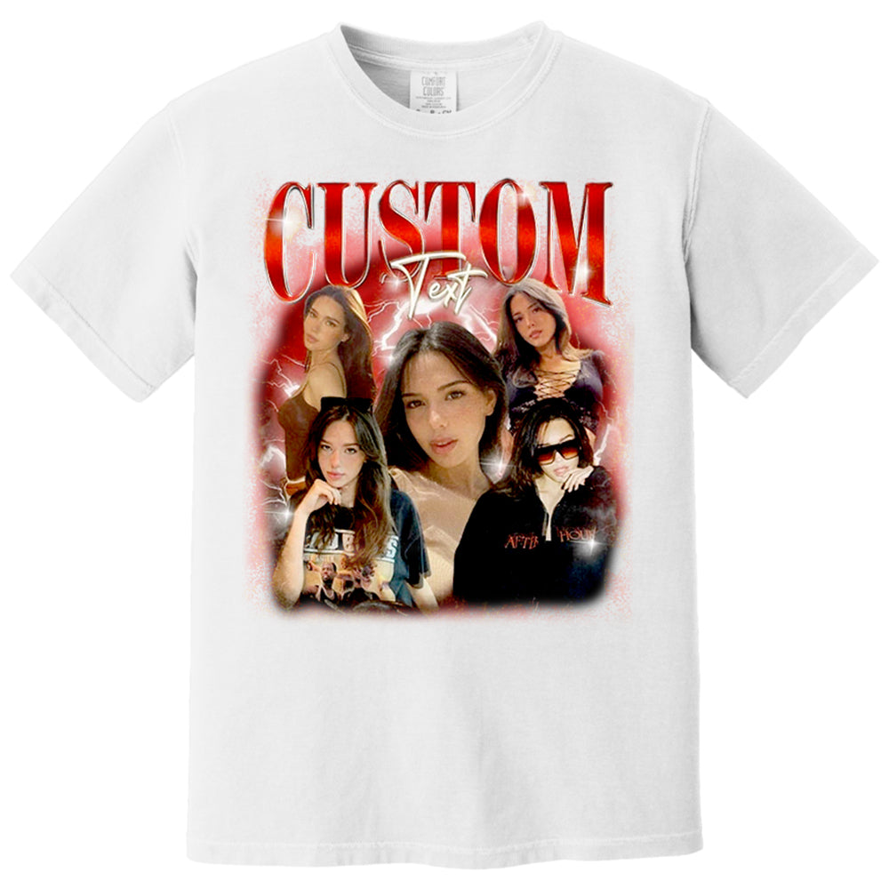 Custom Bootleg Rap Tee Custom T-Shirts with Picture