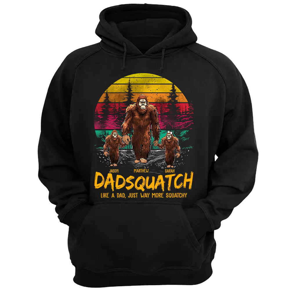 Dadsquatch, Like A Dad, Just Way More Squatchy - Personalized Vintage Shirt