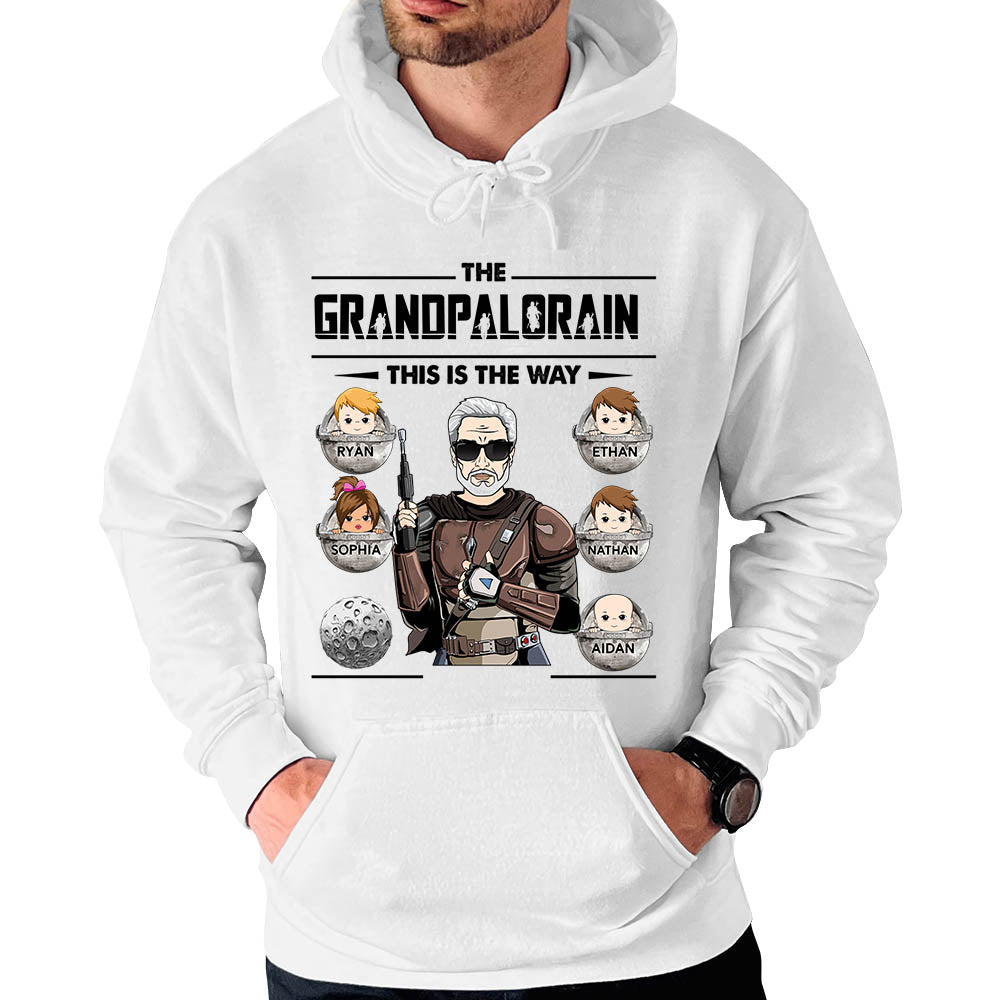 The Grandpalorian This Is The Way T-Shirt: Unique Father's Day Gift for Grandpa