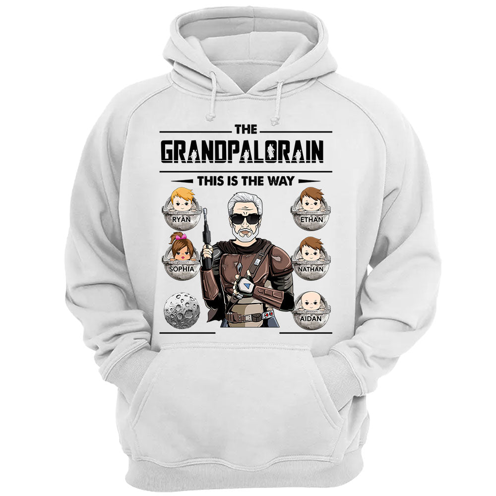 The Grandpalorian This Is The Way T-Shirt: Unique Father's Day Gift for Grandpa