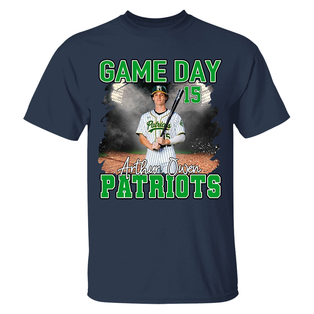Baseball Game Day Personalized Shirt Custom Team Name Gift For Baseball Player Ph99 Do99