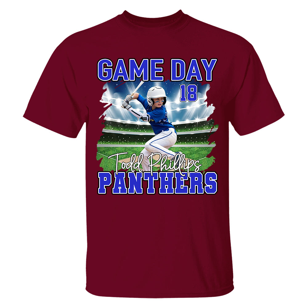 Baseball Game Day Personalized Shirt Custom Team Name Gift For Baseball Player Ph99 Do99