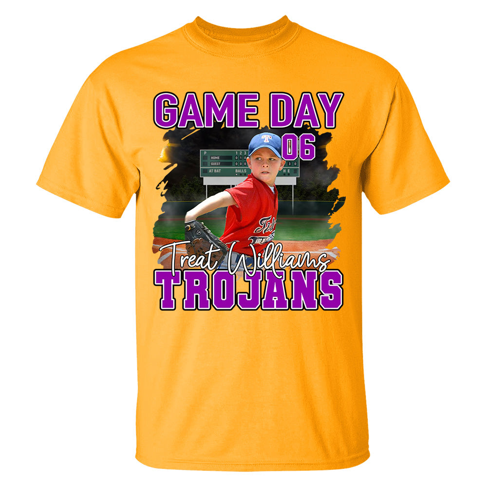 Baseball Game Day Personalized Shirt Custom Team Name Gift For Baseball Player Ph99 Do99