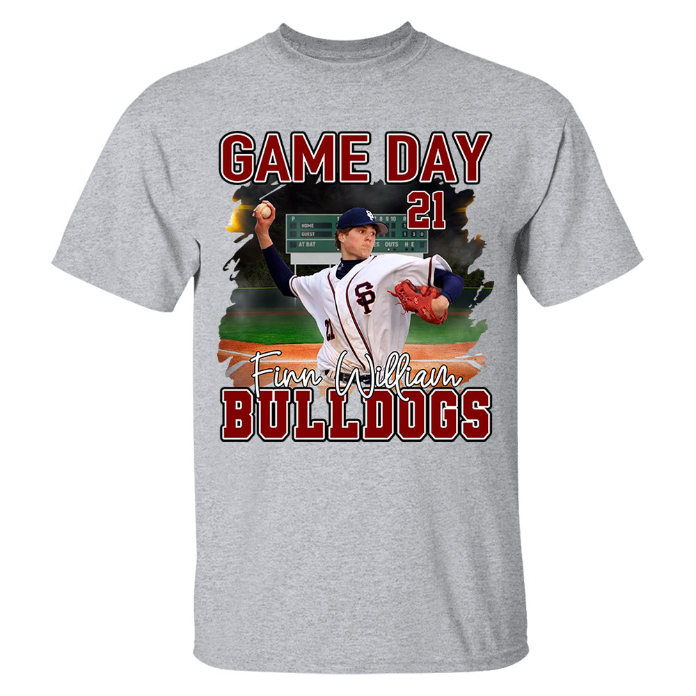 Baseball Game Day Personalized Shirt Custom Team Name Gift For Baseball Player Ph99 Do99