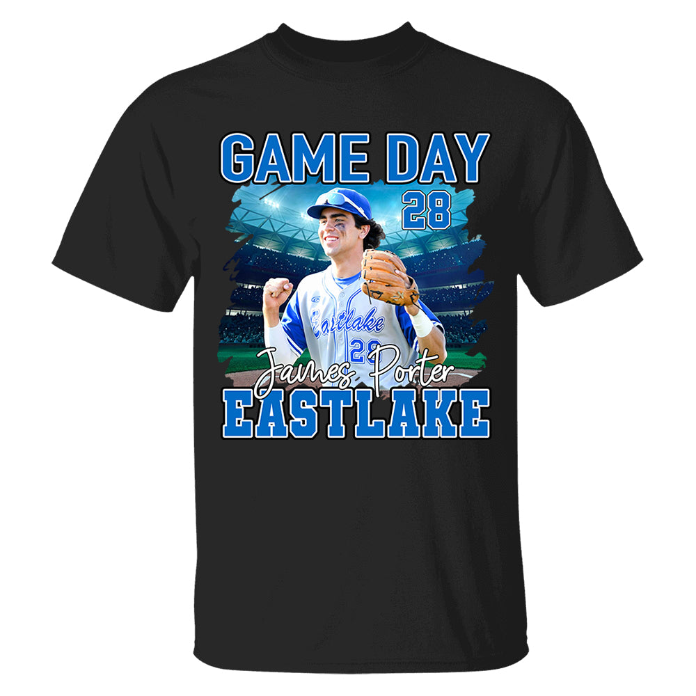 Baseball Game Day Personalized Shirt Custom Team Name Gift For Baseball Player Ph99 Do99