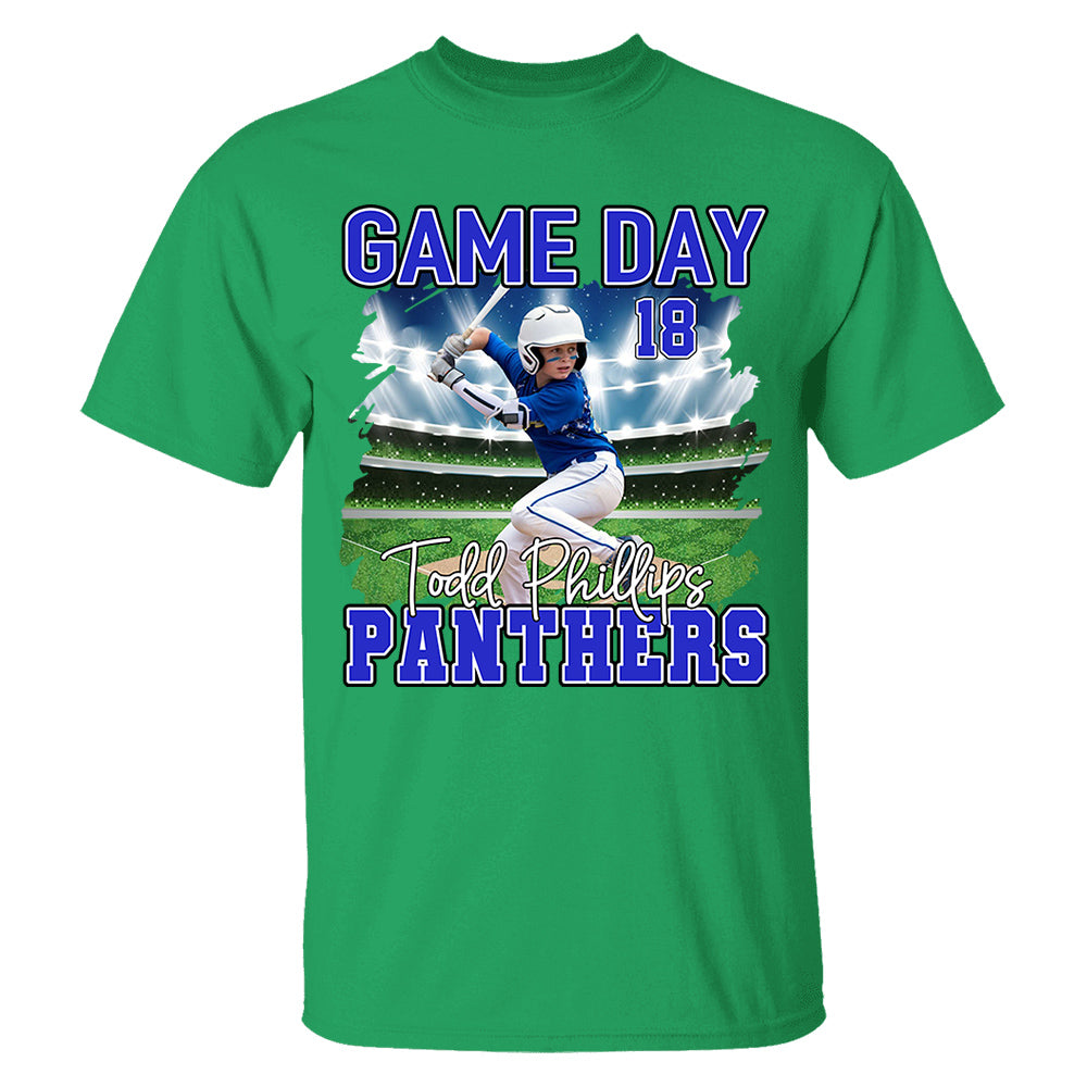 Baseball Game Day Personalized Shirt Custom Team Name Gift For Baseball Player Ph99 Do99