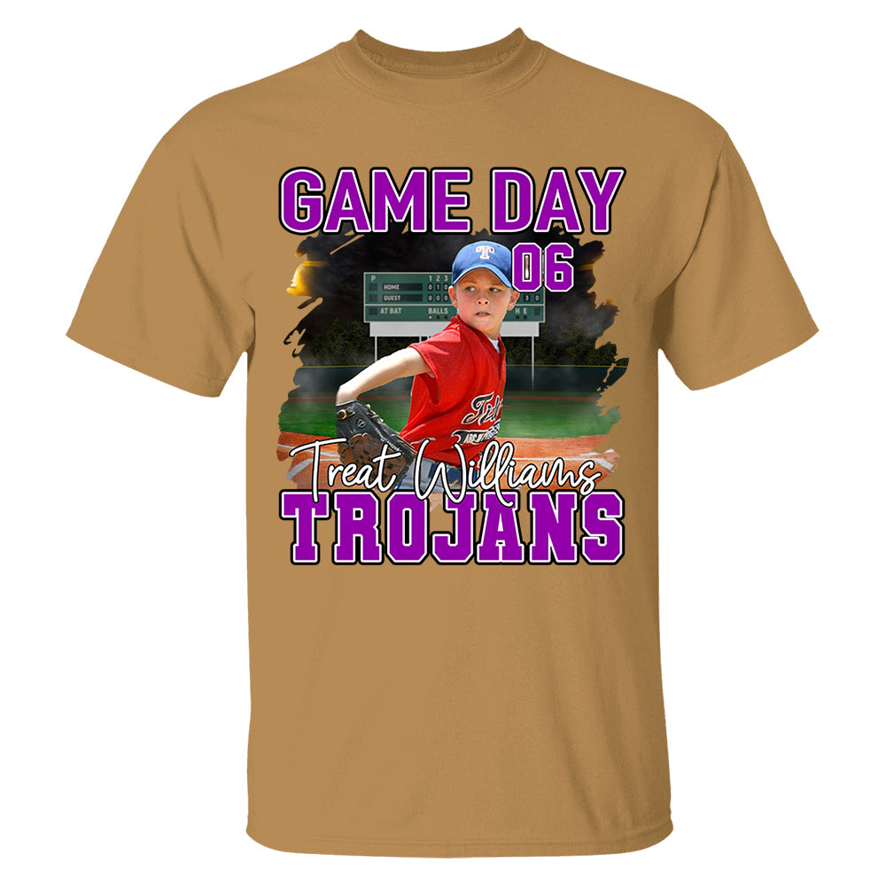 Baseball Game Day Personalized Shirt Custom Team Name Gift For Baseball Player Ph99 Do99