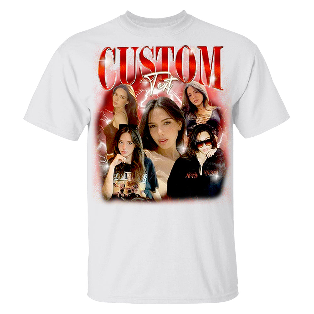 Custom Bootleg Rap Tee Custom T-Shirts with Picture