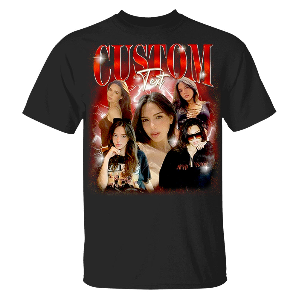 Custom Bootleg Rap Tee Custom T-Shirts with Picture