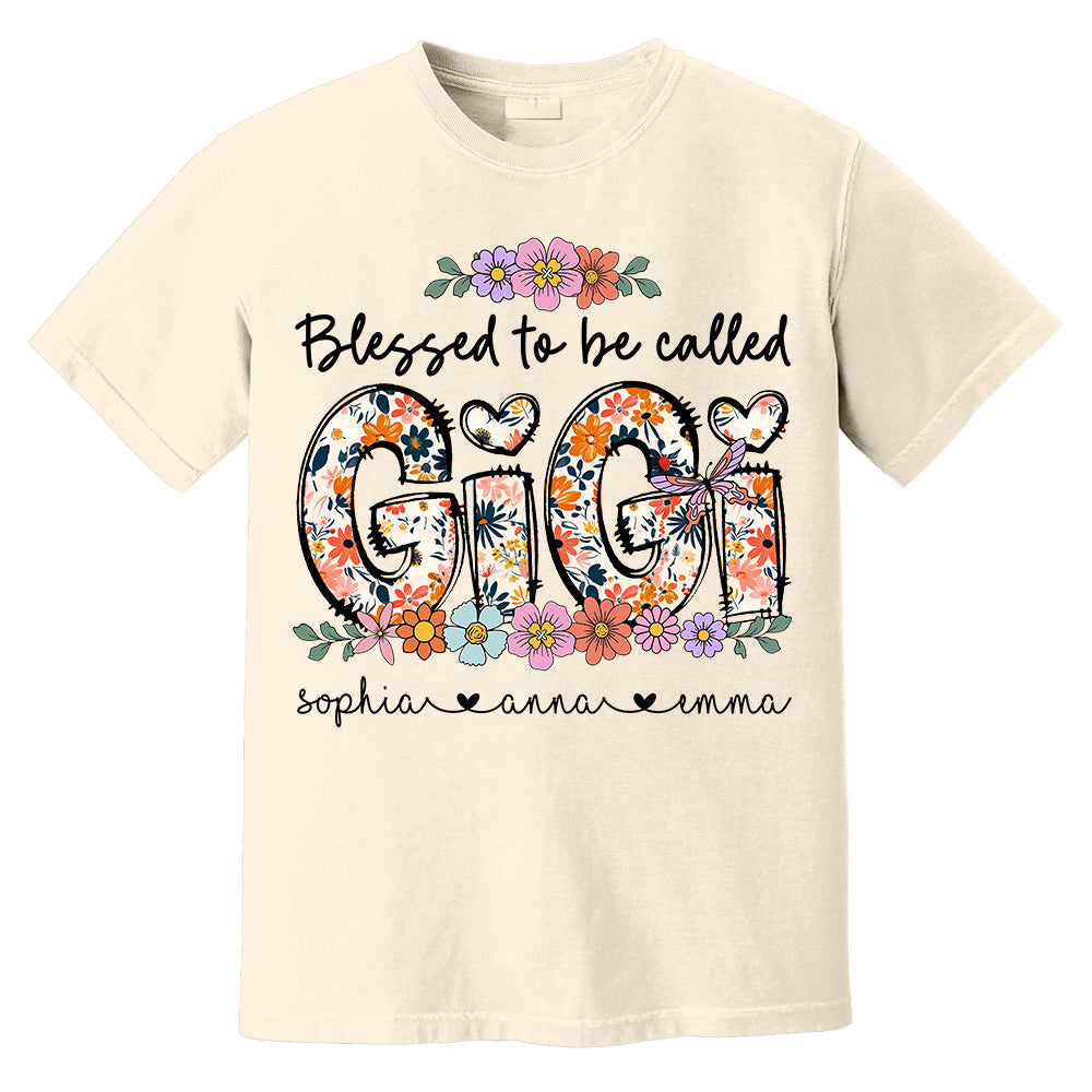 Personalized Blessed To Be Called NaNa, Custom Nickname And Grandkids T1807 Do99