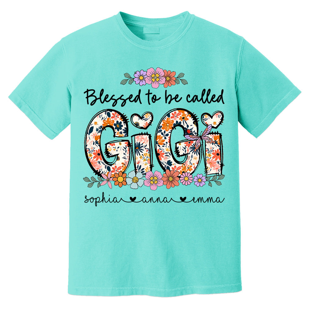 Personalized Blessed To Be Called NaNa, Custom Nickname And Grandkids T1807 Do99