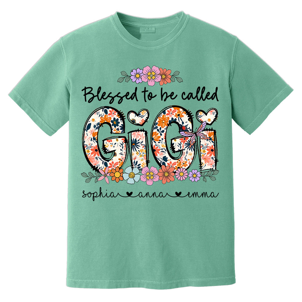 Personalized Blessed To Be Called NaNa, Custom Nickname And Grandkids T1807 Do99