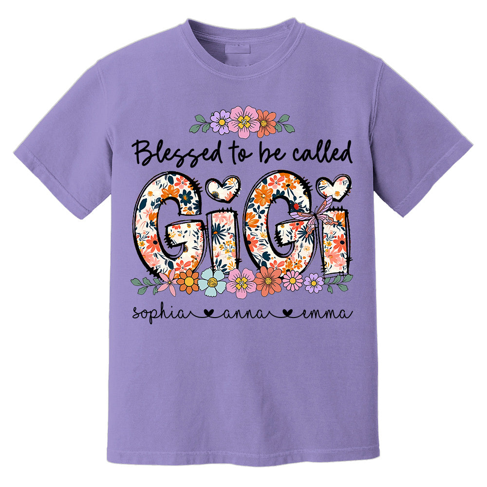 Personalized Blessed To Be Called NaNa, Custom Nickname And Grandkids T1807 Do99