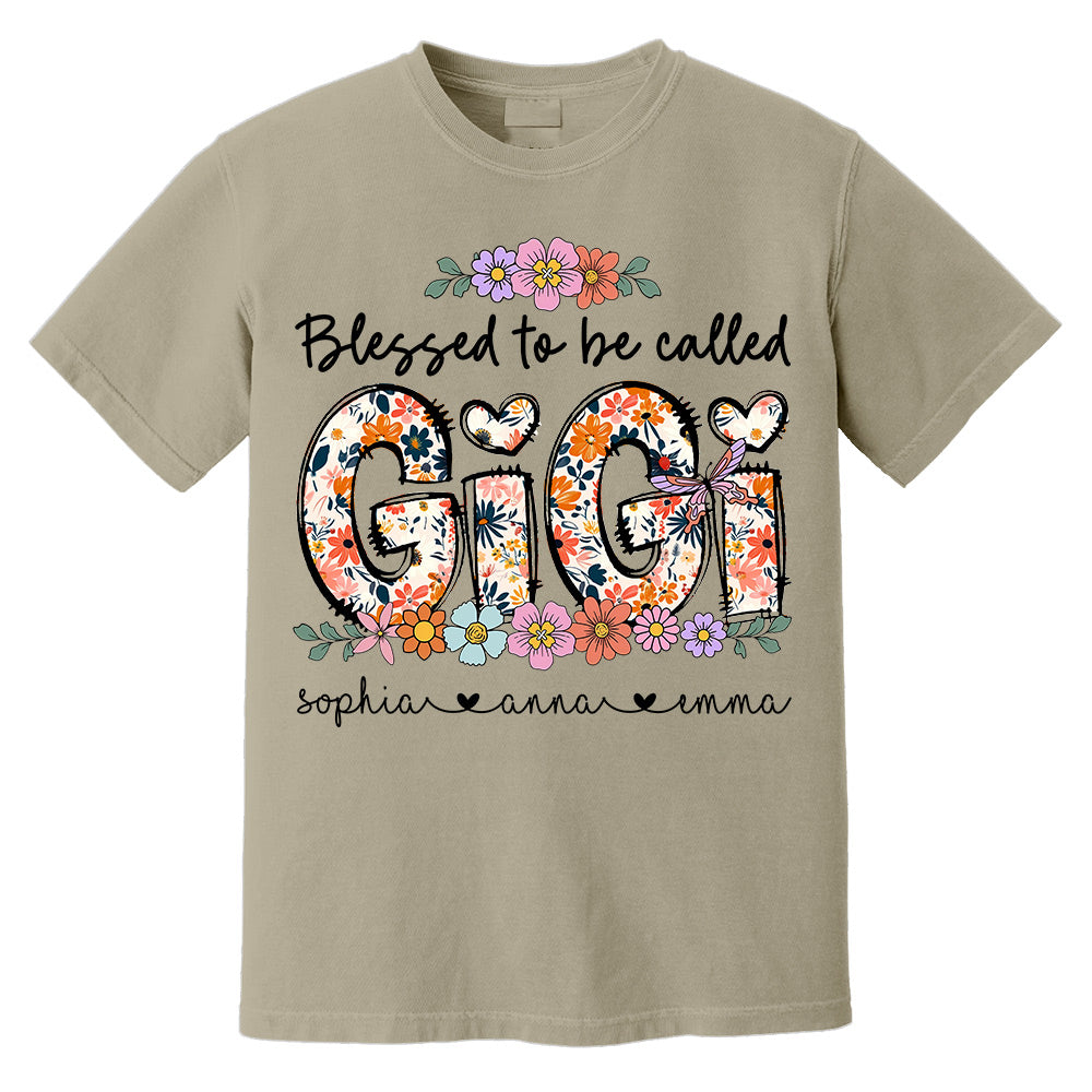 Personalized Blessed To Be Called NaNa, Custom Nickname And Grandkids T1807 Do99
