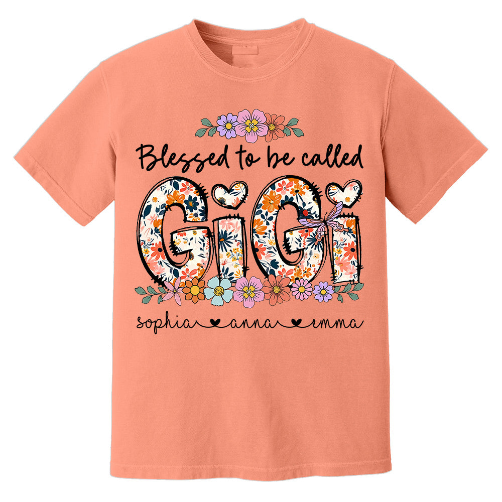 Personalized Blessed To Be Called NaNa, Custom Nickname And Grandkids T1807 Do99