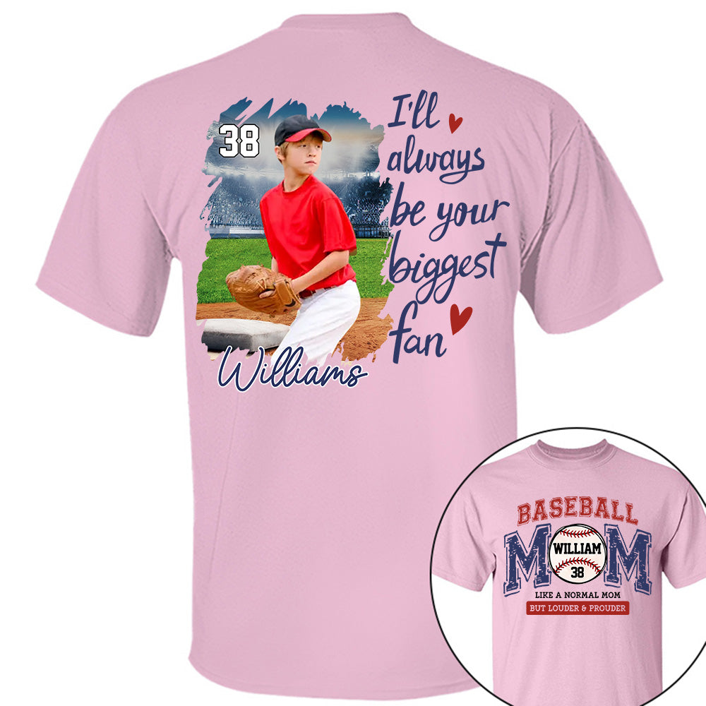 Baseball Mom Loud and Proud, Personalized Shirt Gift For Baseball Lover T1807 Do99