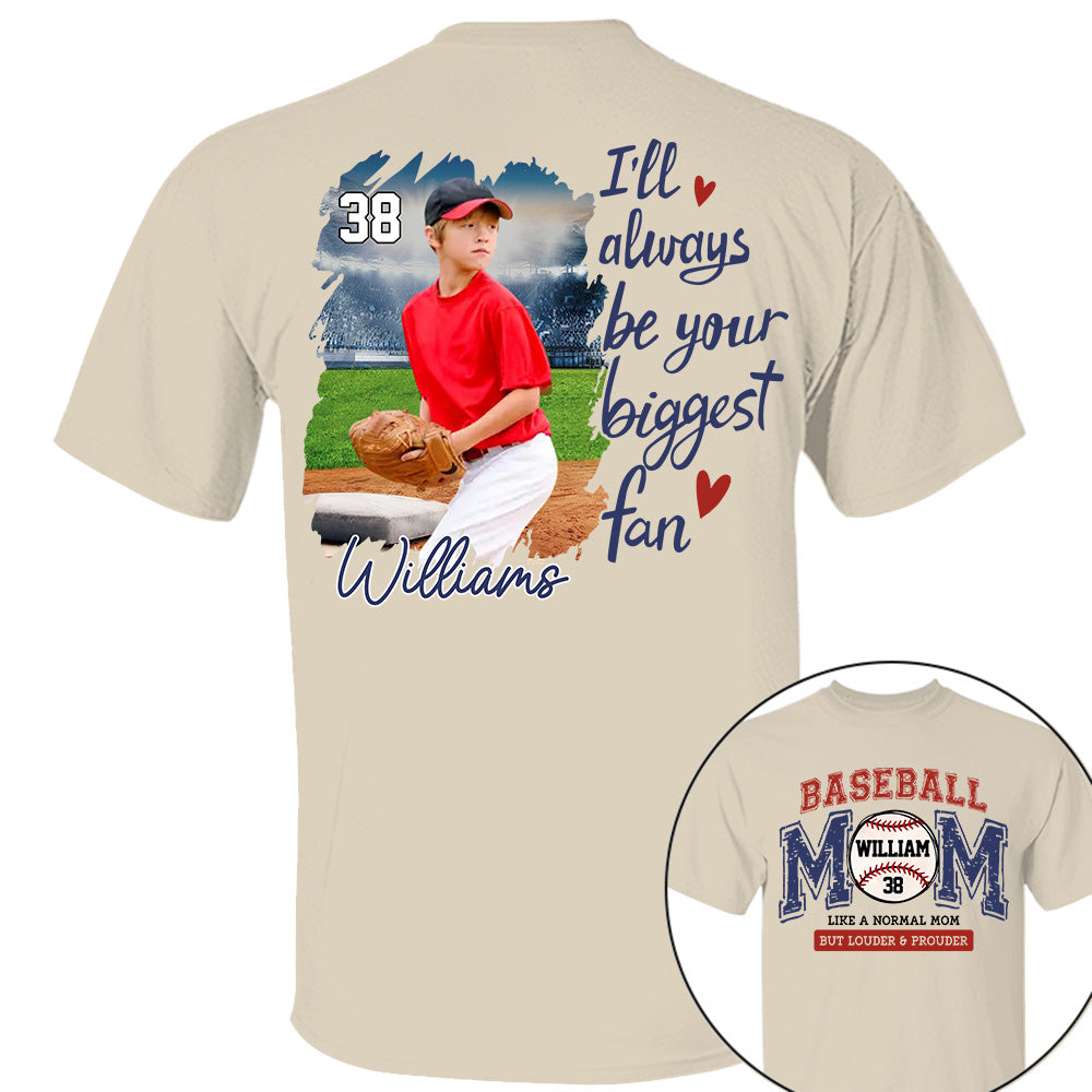 Baseball Mom Loud and Proud, Personalized Shirt Gift For Baseball Lover T1807 Do99