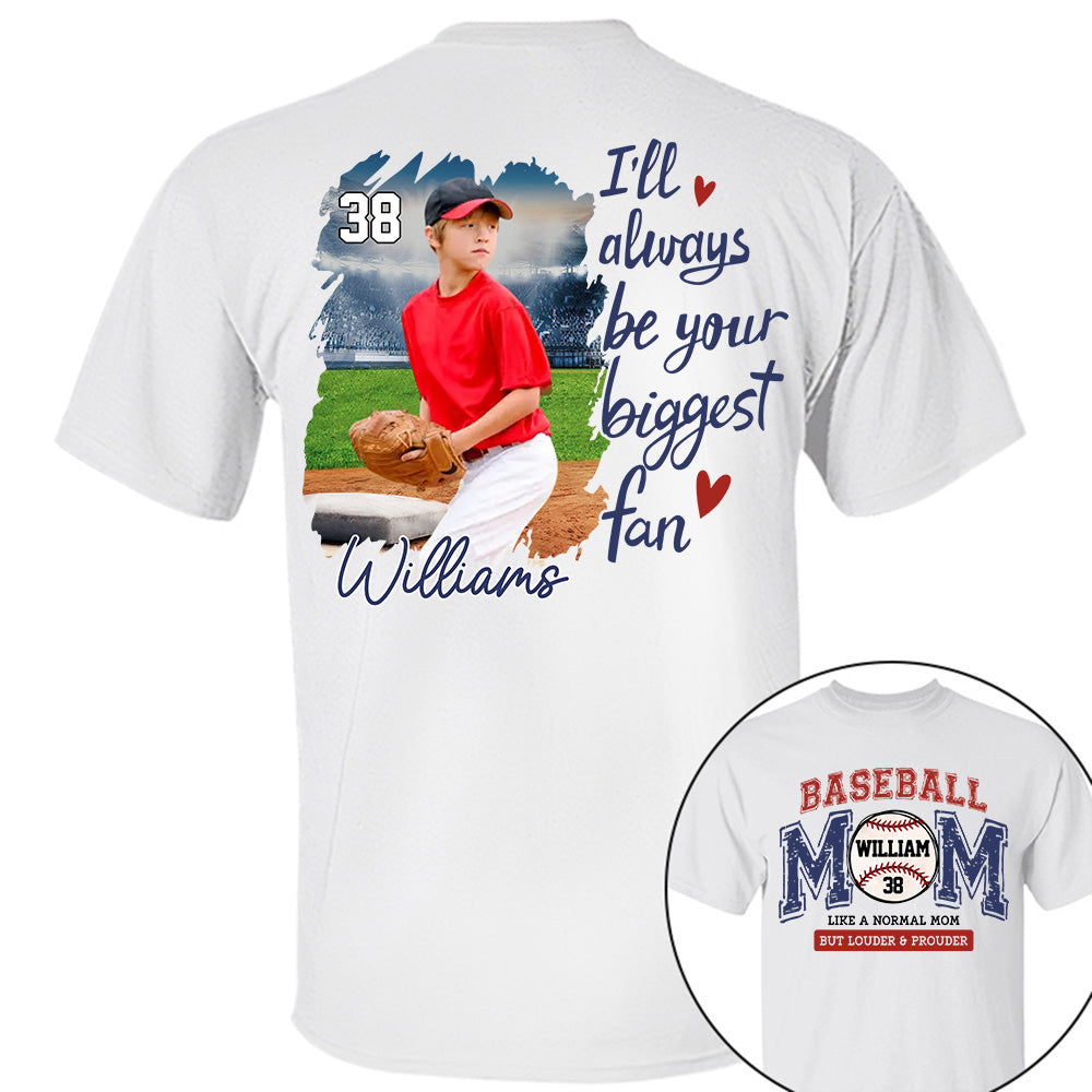 Baseball Mom Loud and Proud, Personalized Shirt Gift For Baseball Lover T1807 Do99
